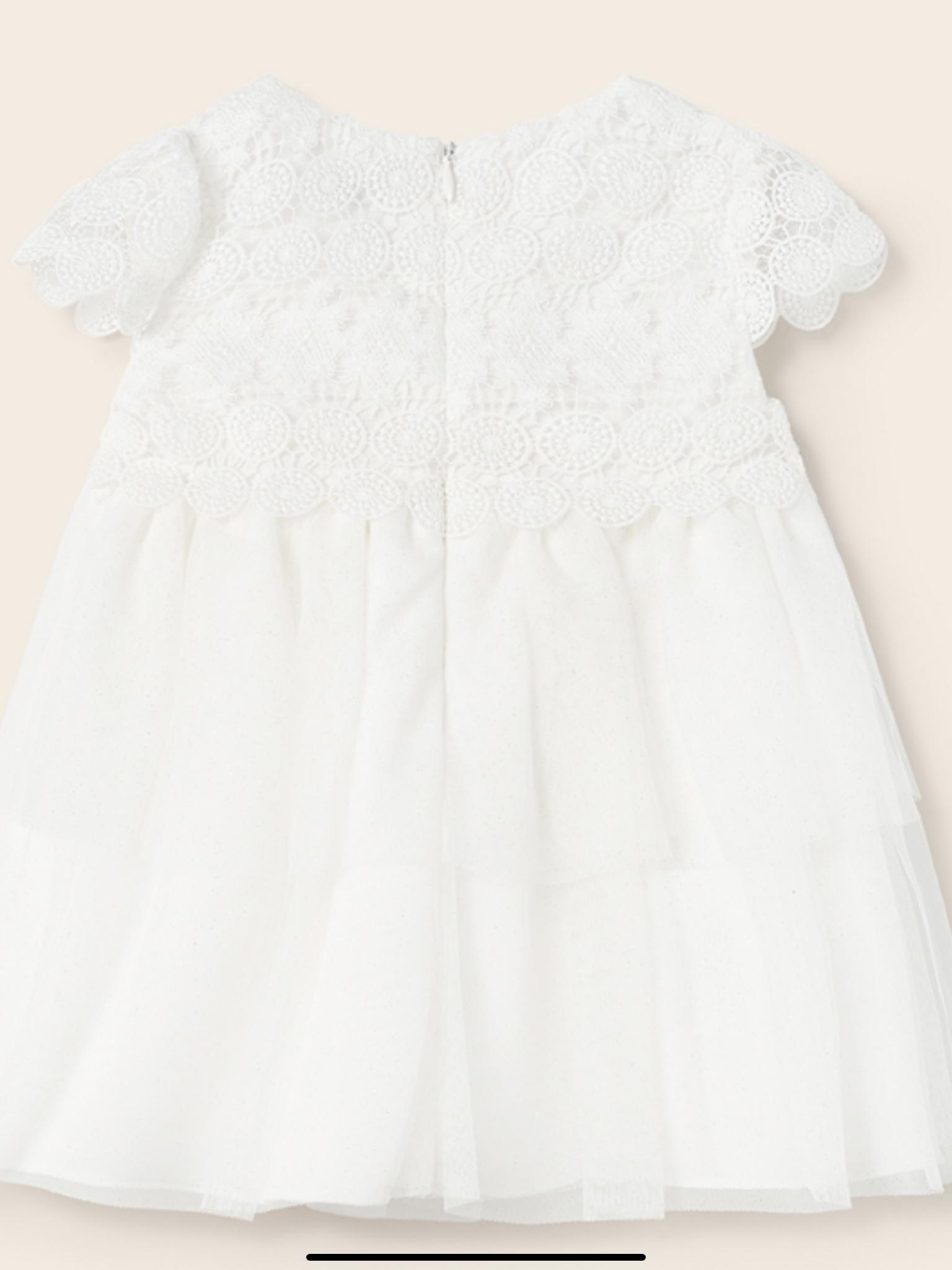 Mayoral Guipure dress.   02231398