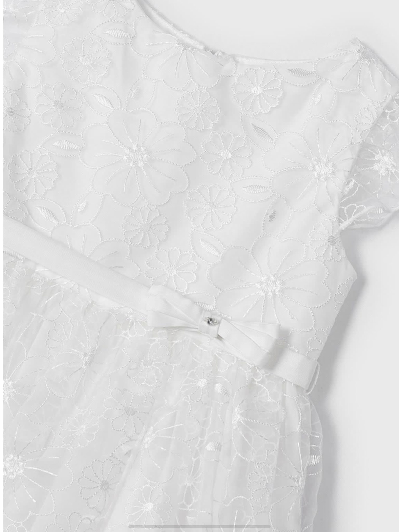 Mayoral Embroidered girls dress.   02231437
