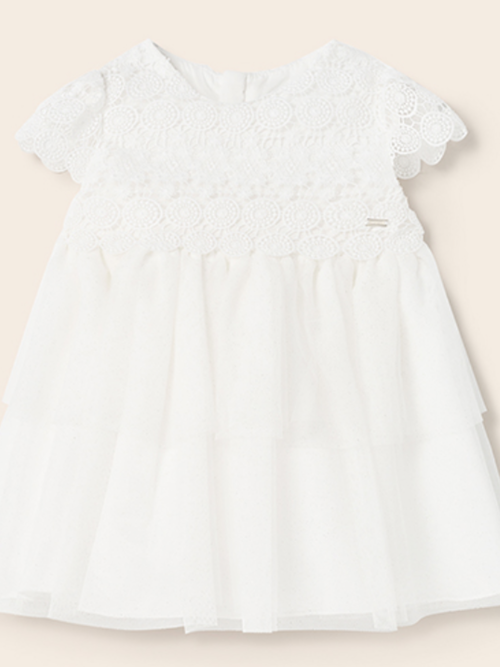 Mayoral Guipure dress.   02231398