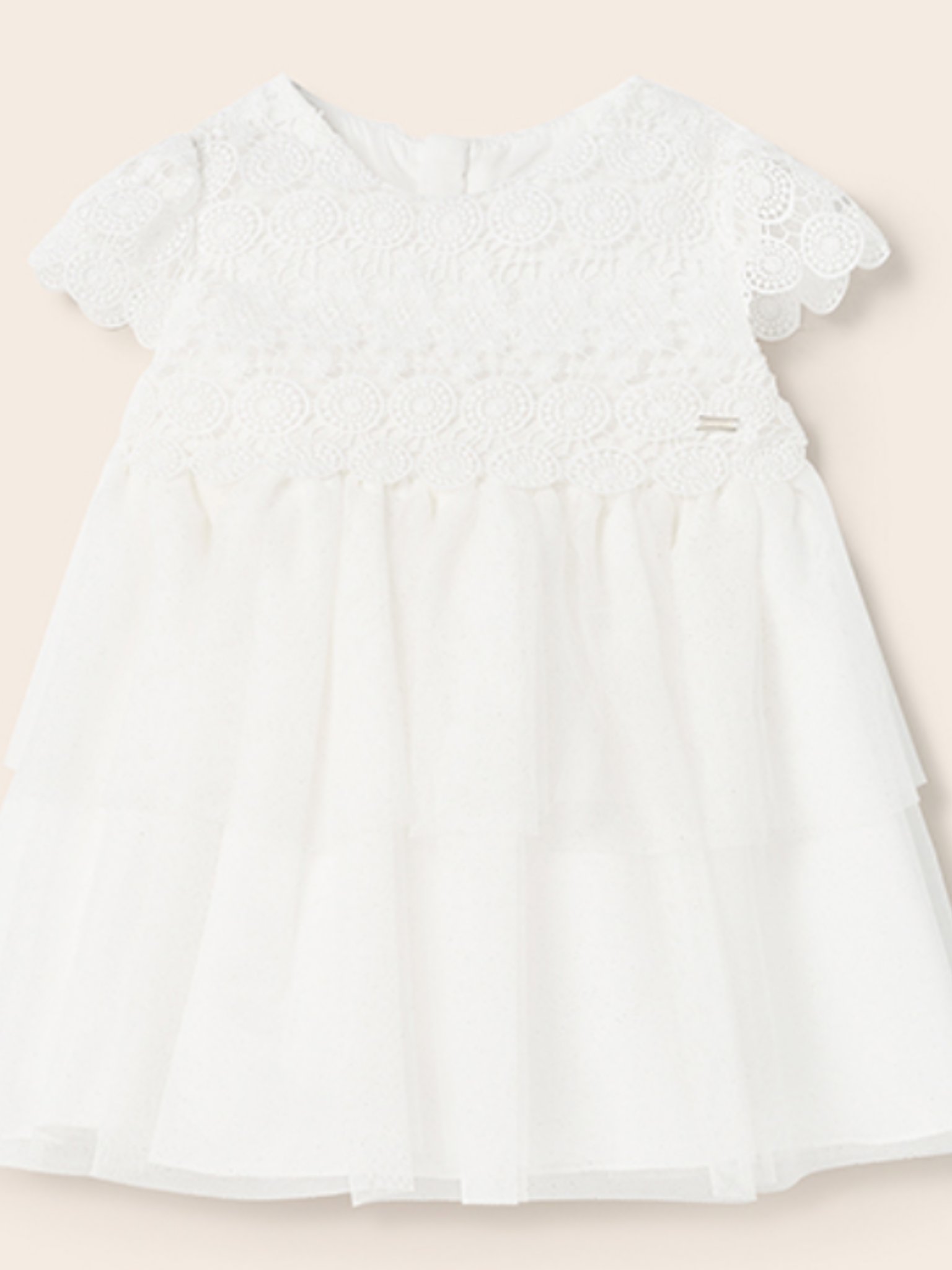 Mayoral Guipure dress.   02231398