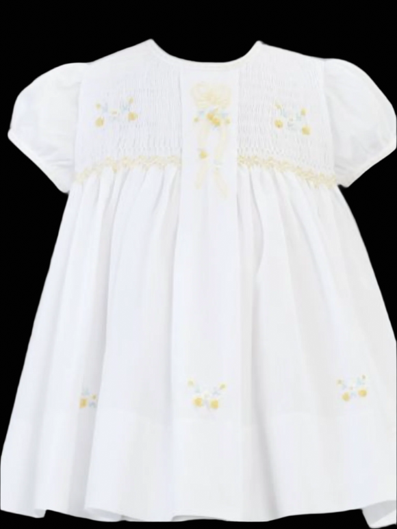 Sarah-louise Smocked dress 022197