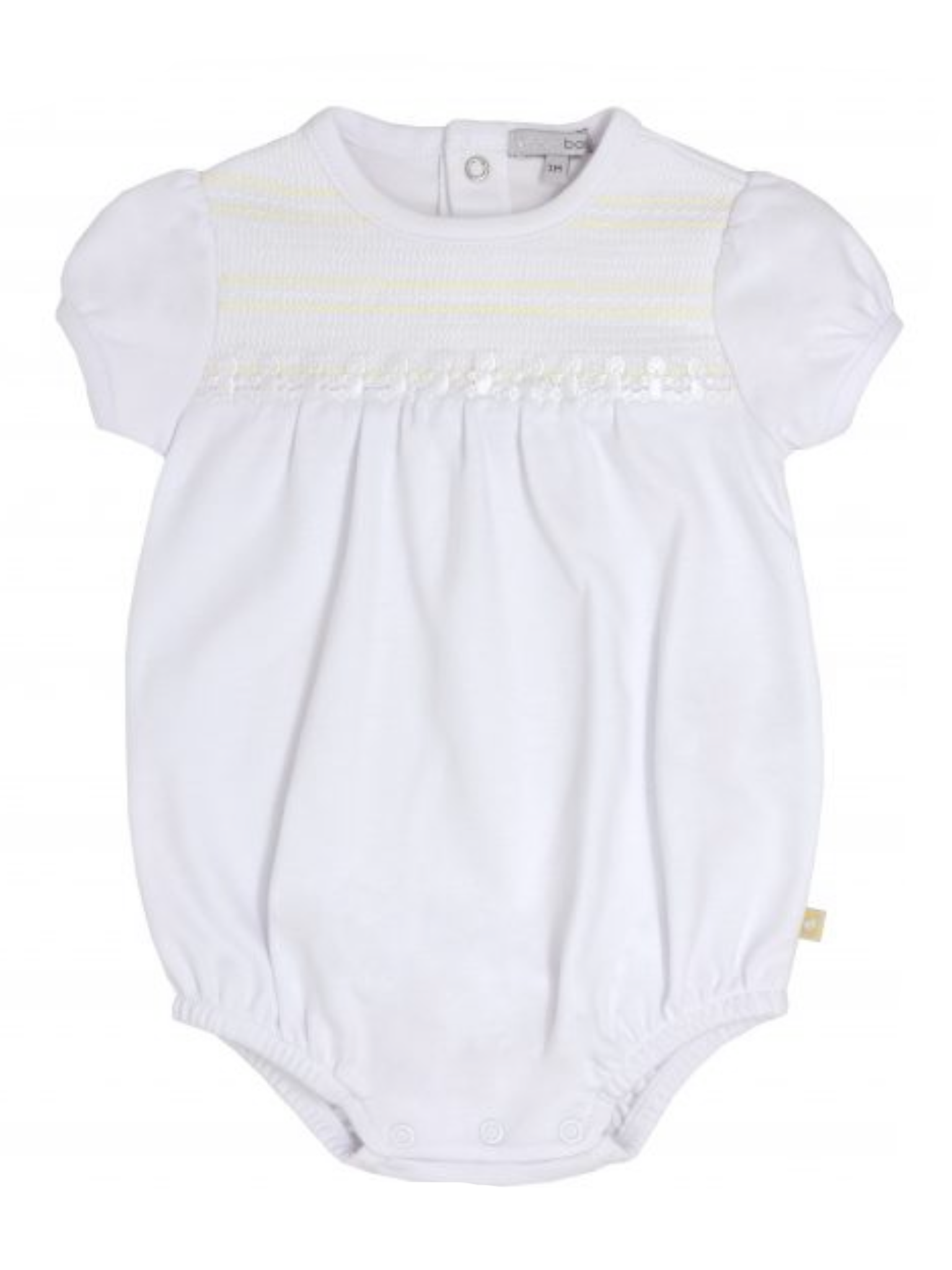 Blues baby romper.         0222912