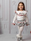 Caramelo kids red checked jam pants      08221179