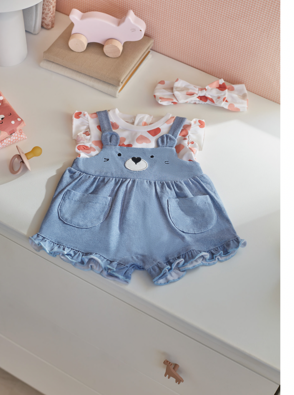 Mayoral girls romper.     03231506