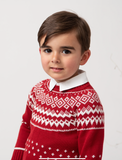 Caramelo kids fairisle jumper boys set.  08221184