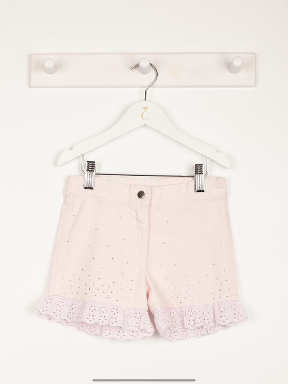Caramelo  kids Diamonte pink shorts.       0222811