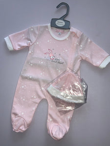 Pink babygro.      10221230