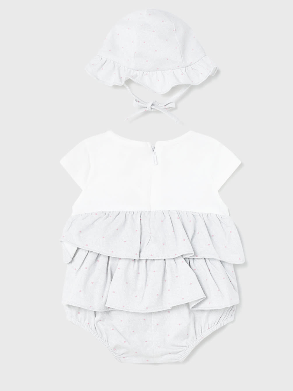 Mayoral romper with hat.     02231433