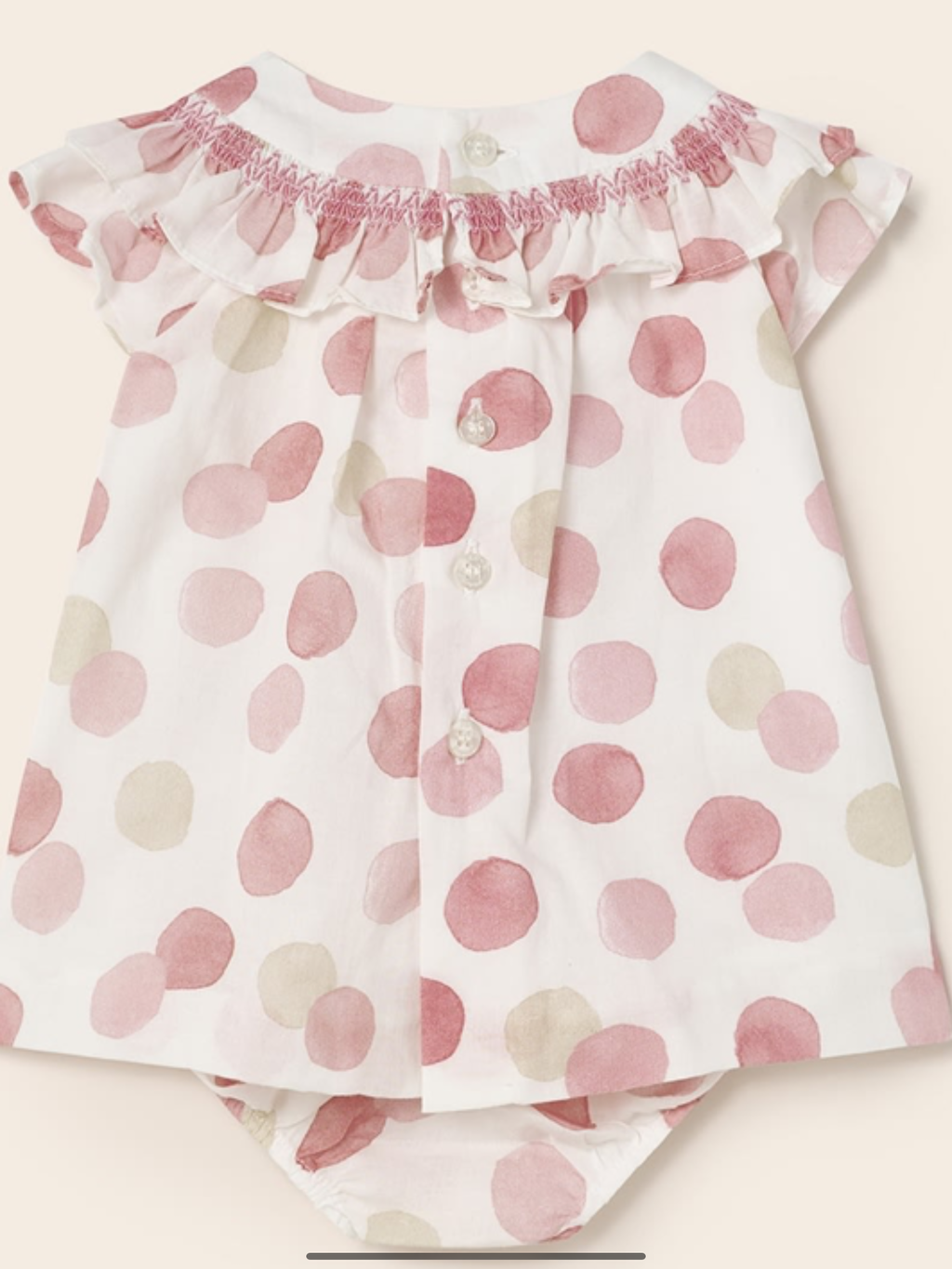 Mayoral spotted dress.   03231496