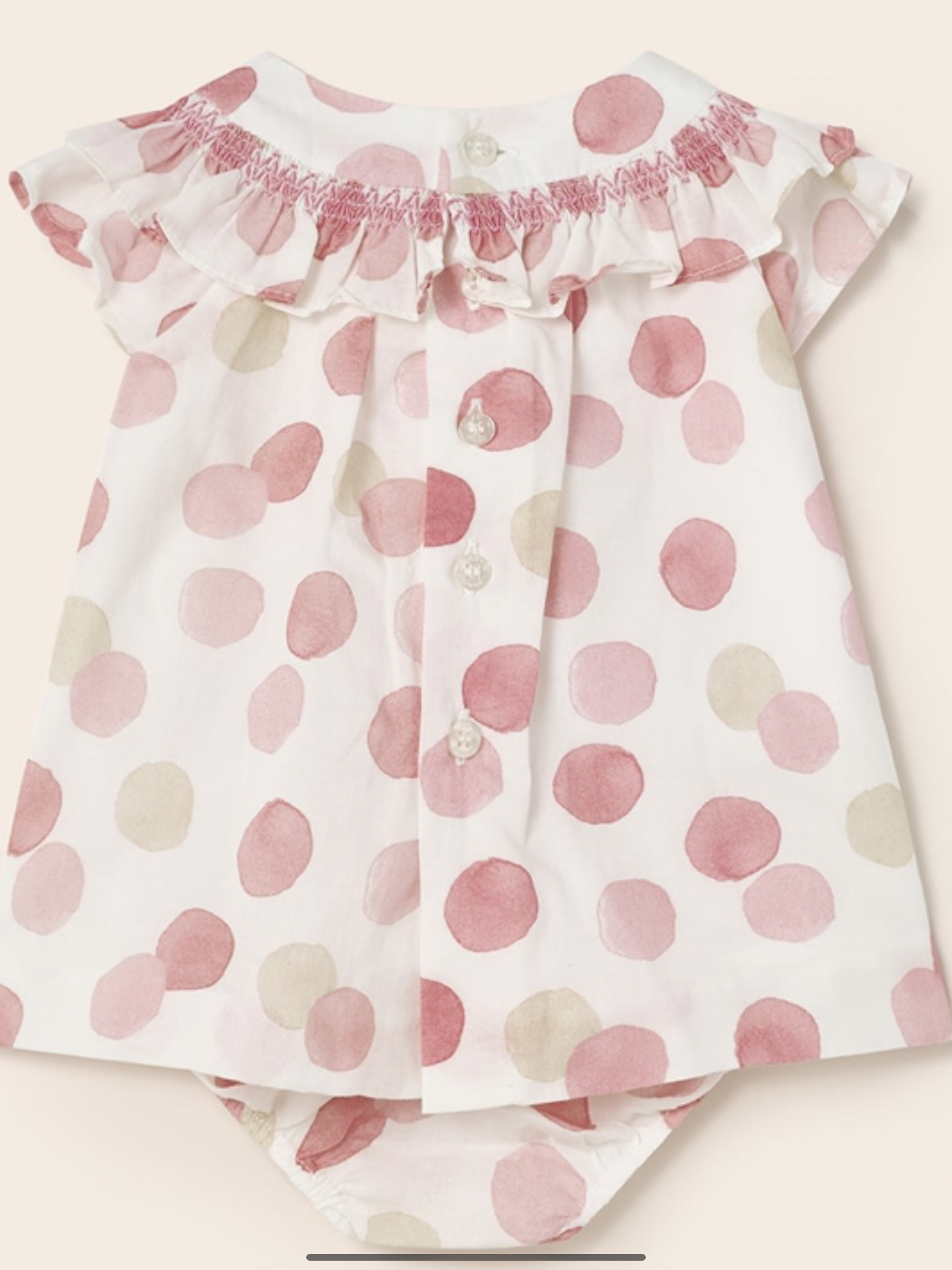 Mayoral spotted dress.   03231496