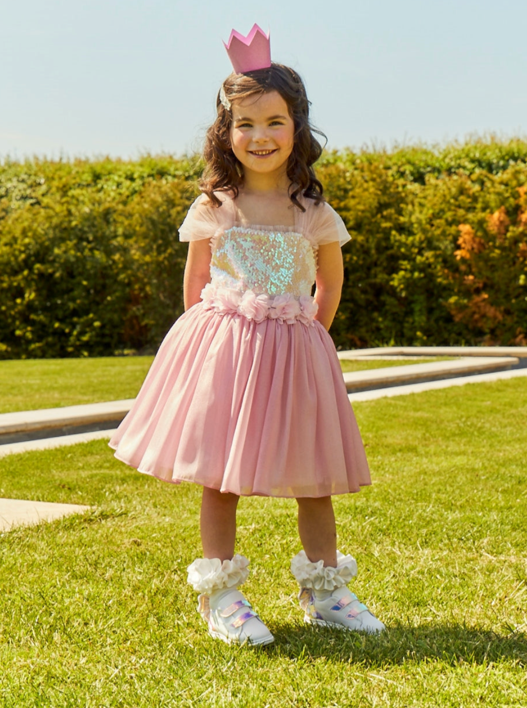 Caramelo kids party dress.       0222822