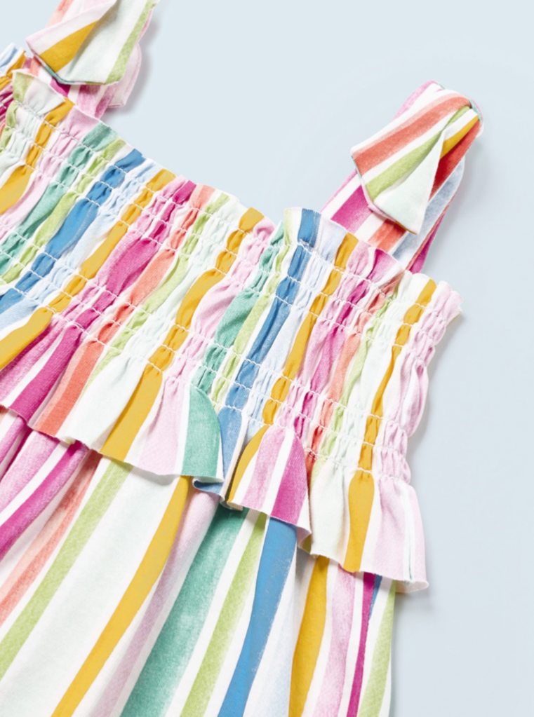 Cotton print jumpsuit.     02231430