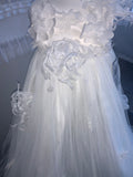 Girl’s long christening dress ..      220