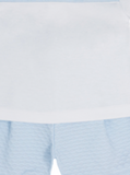 Blues baby shorts set.           0222829