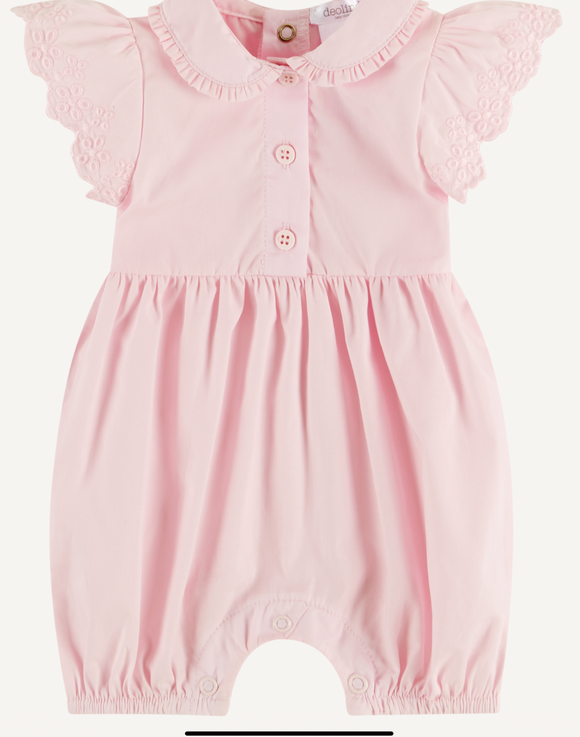 Deolinda pink romper.  02231476