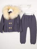 Caramelo kids Two piece knit star set.         0921538