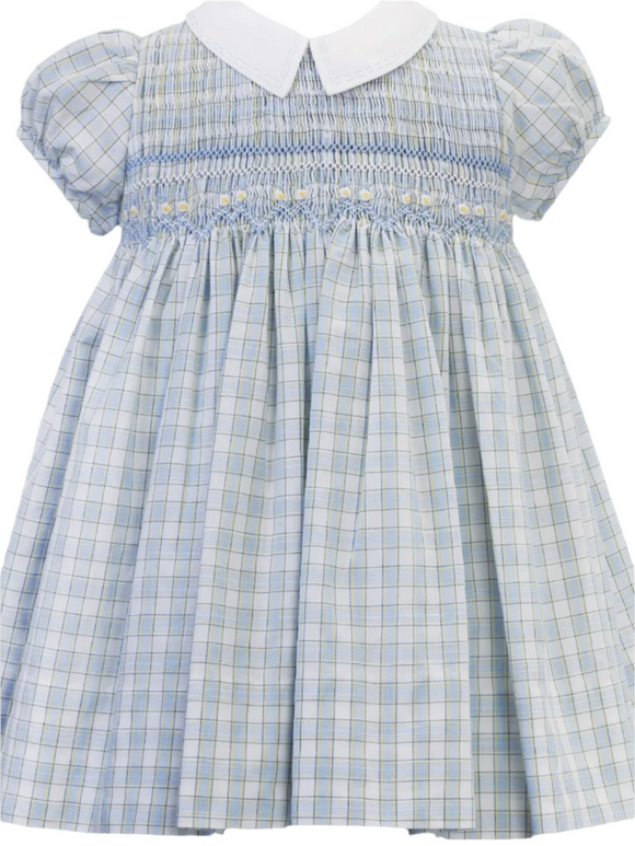 Sarah-louise Smocked dress.     04221090