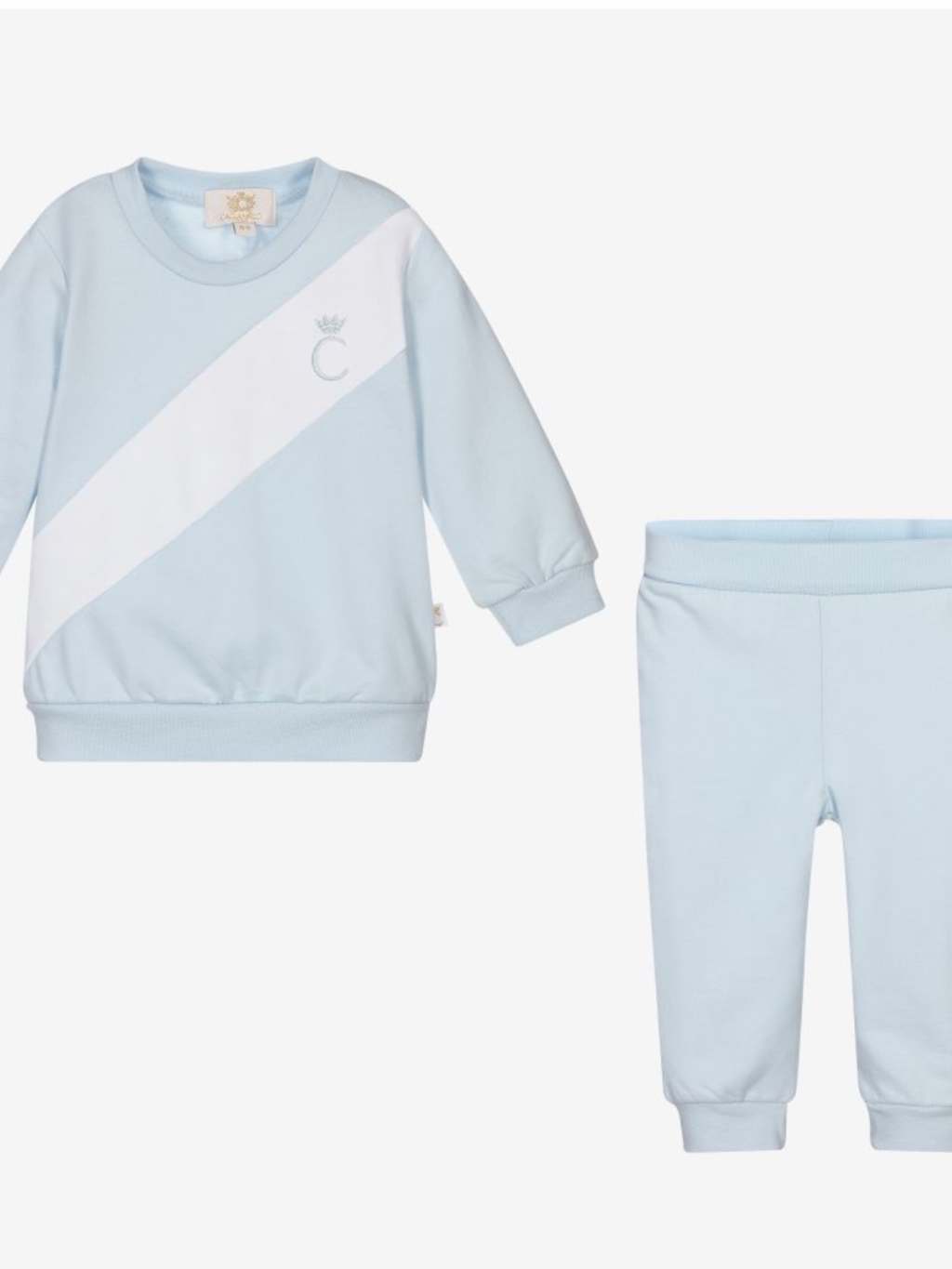 Caramelo kids baby blue leisure set     0821435