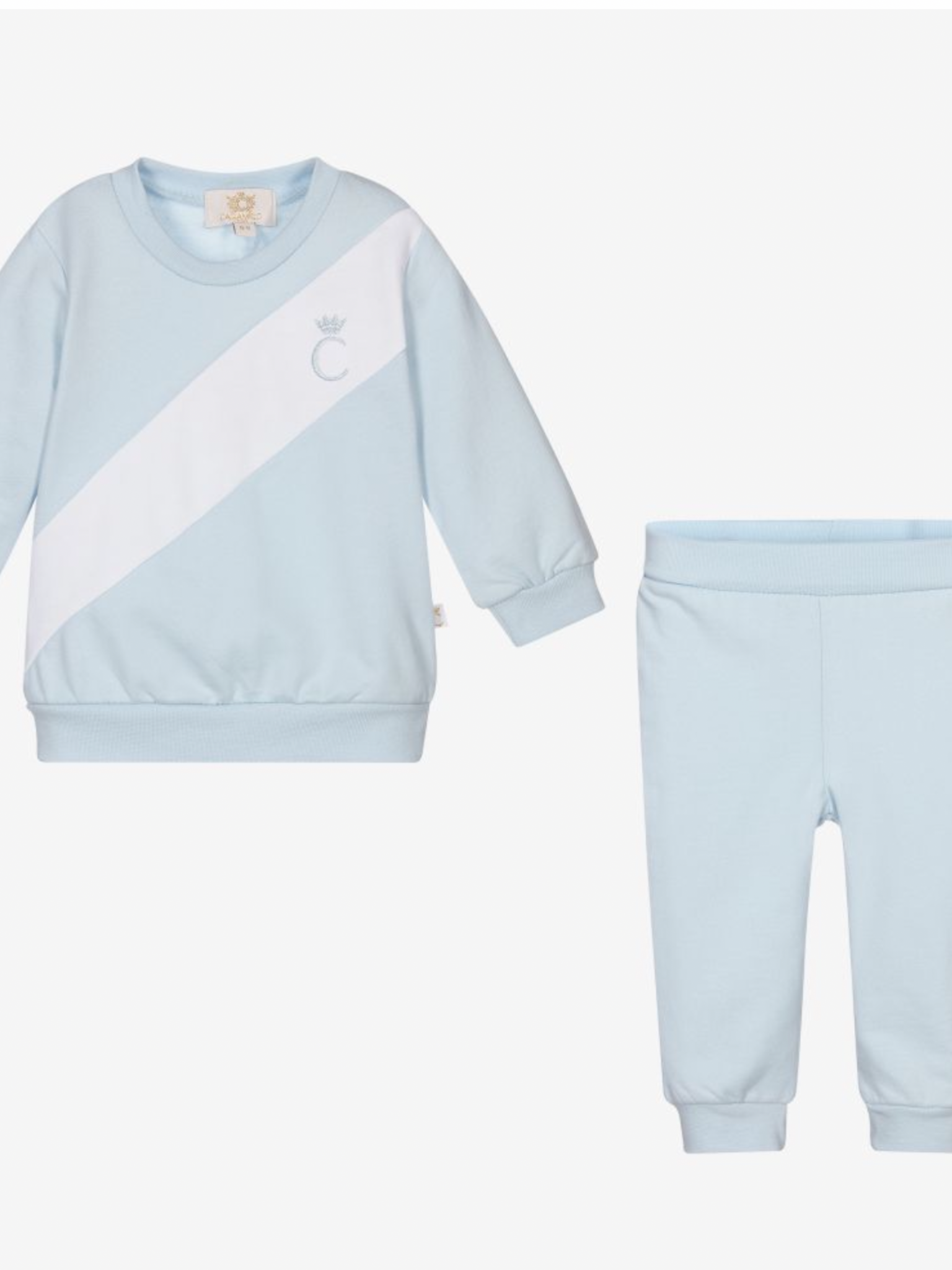 Caramelo kids baby blue leisure set     0821435