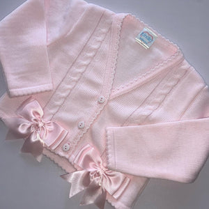 Kinder pink bolero cardigan.    04221102